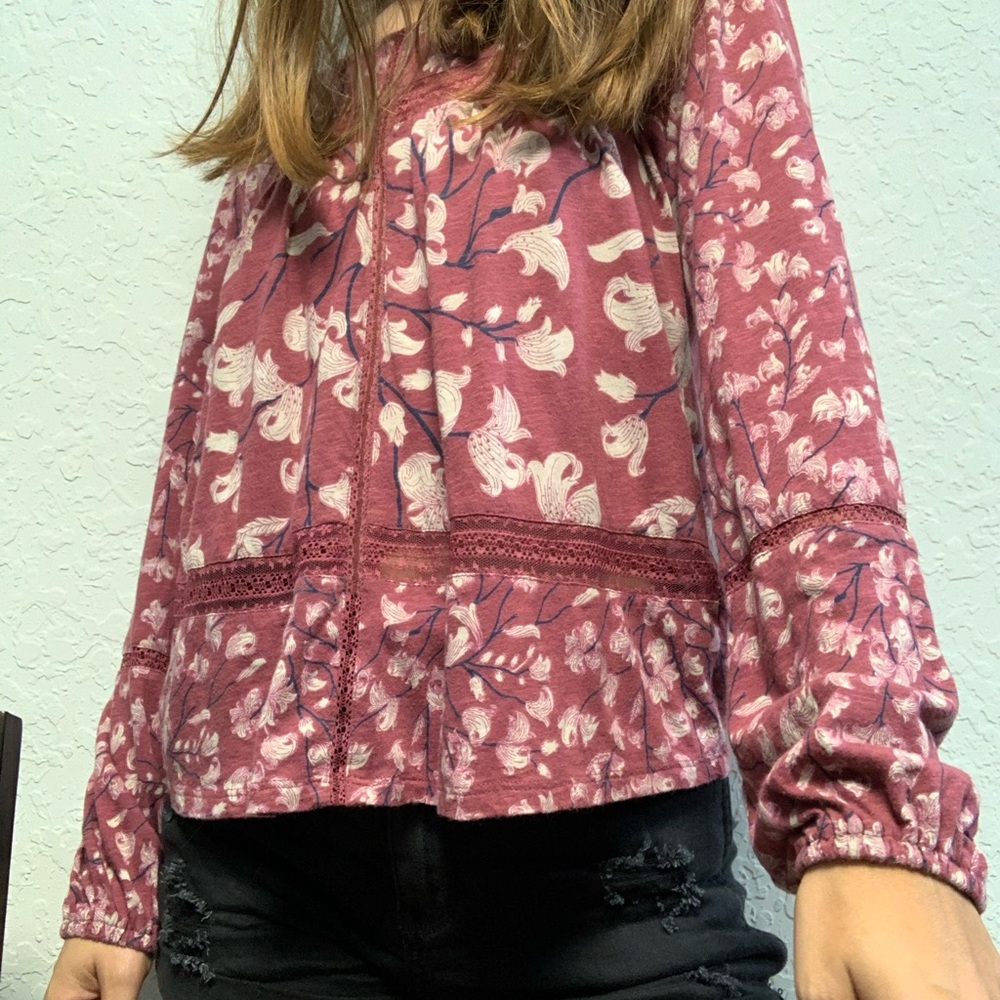 Cute floral blouse